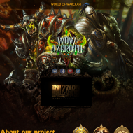 WoW Azeroth Landing Page
