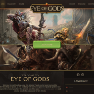 Eye of Gods HTML Template