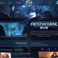 Frostmourne HTML Template